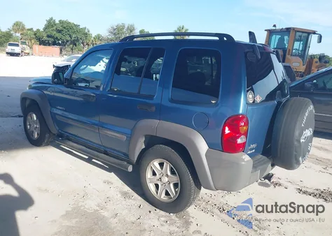 2004 Jeep Liberty Sport из США, поврежденный, VIN 1J4GL48KX4W240690
